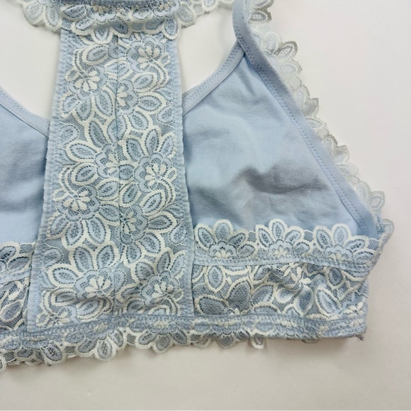 Aerie Light Blue Lace Bralette Size XL - Picture 7 of 9